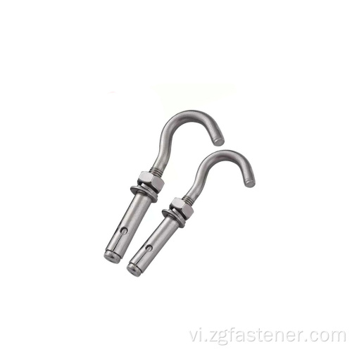 J Type Ring Hook Sleeve Mở rộng Bu lông neo bằng thép không gỉ Bu lông Bolt Sleeve